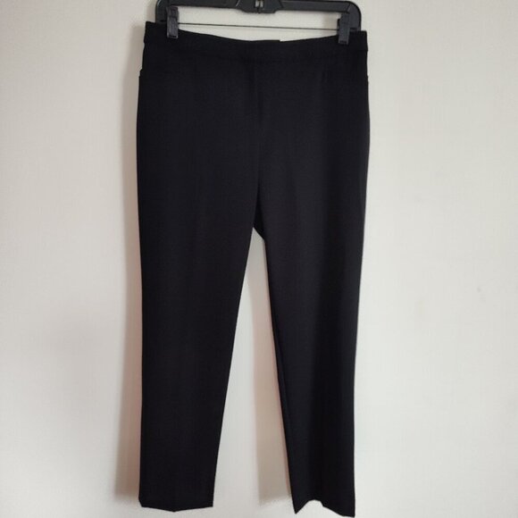 Ladies SZ 4PS Alfani Black Straight-Leg Pant - Picture 1 of 5